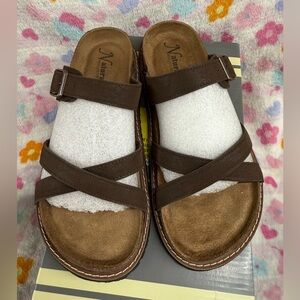 Natural Reflections Brown Sandals